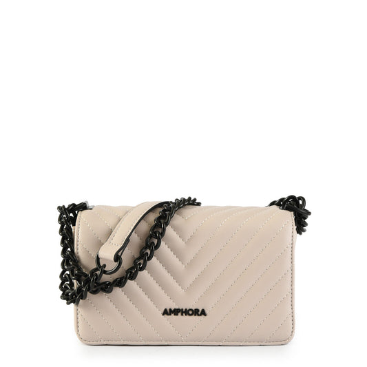 Small ecru white muller shoulder bag