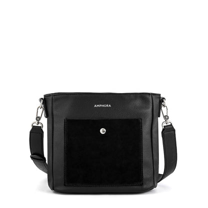 Isela medium black crossbody wallet