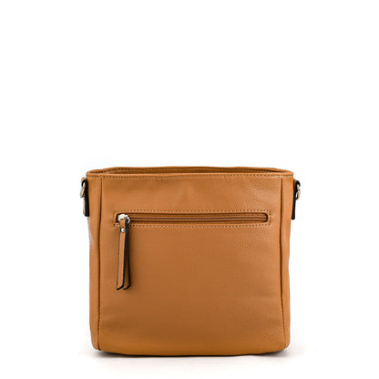 Medium camel isela shoulder bag
