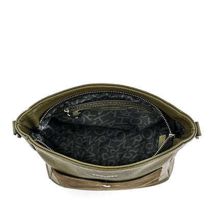 Olive Green Isela Medium Crossbody Wallet