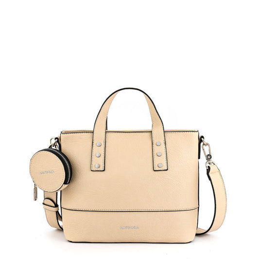 Medium ecru white Meyer shoulder bag