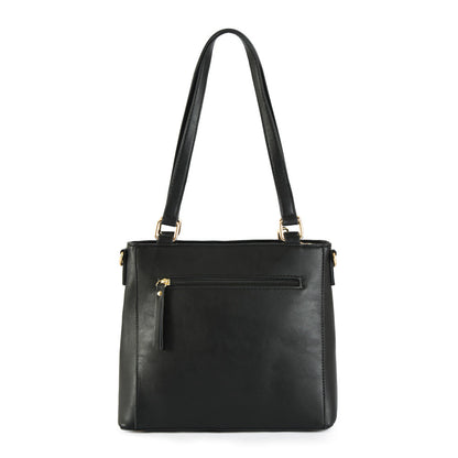 Wallet Two Handles Three divisions small black roy