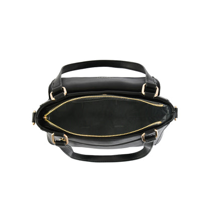 Wallet Two Handles Three divisions small black roy