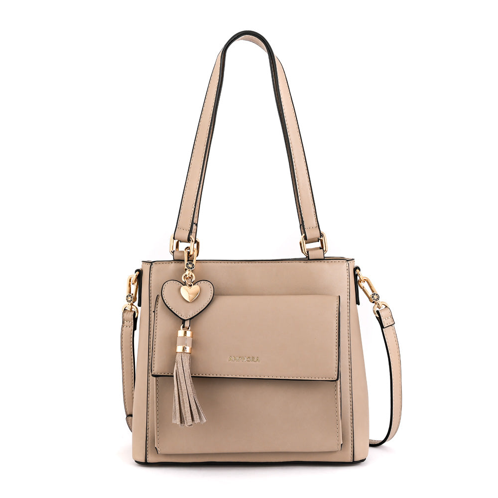 Wallet Two Handles Three small divisions roy taupe