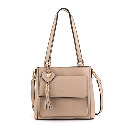 Wallet Two Handles Three small divisions roy taupe