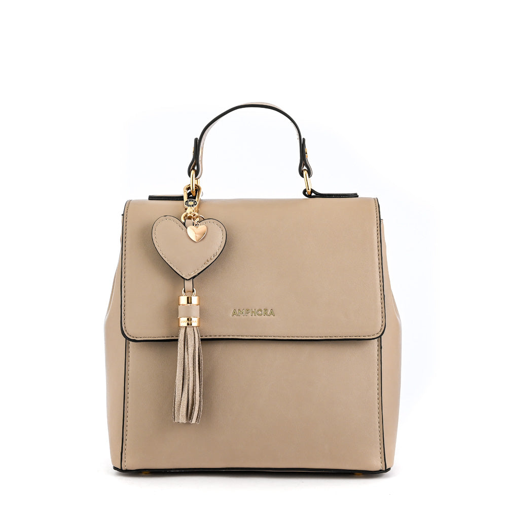 Roy Taupe Small Lid Backpack