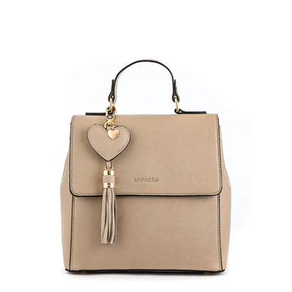 Roy Taupe Small Lid Backpack
