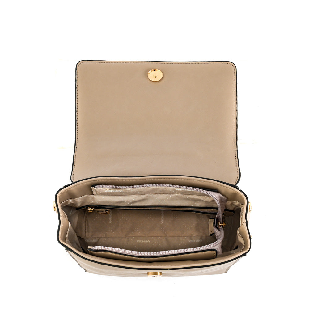 Roy Taupe Small Lid Backpack
