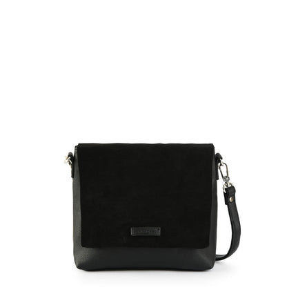 Medium black ankara crossbody bag