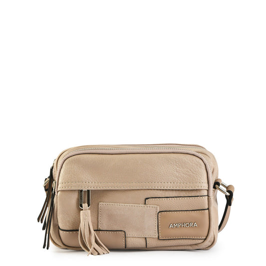 Birty taupe medium crossbody bag