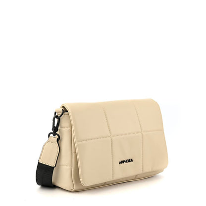 Crossbody bag with medium beige Mayra cover