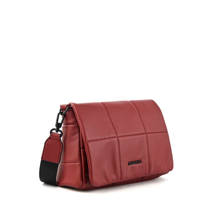 Crossbody bag with medium burgundy Mayra cover