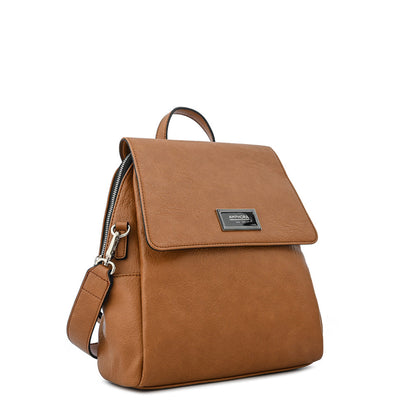 Medium brown aria medium backpack