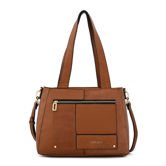 Medium brown Jane large two handle wallet