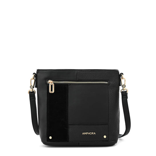 Jane medium black crossbody bag