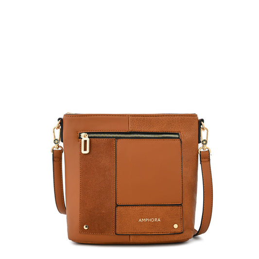 Jane Medium Brown Crossbody Bag