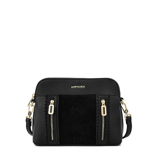 Bertina medium black shoulder bag