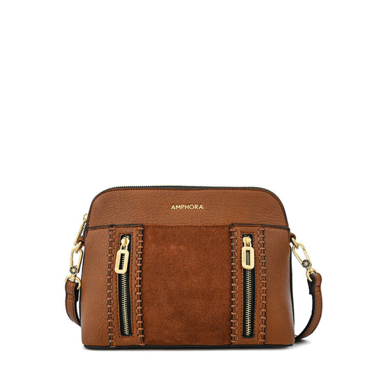 Bertina medium brown shoulder bag