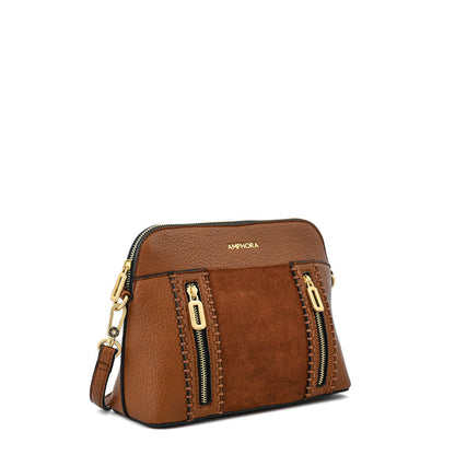 Bertina medium brown shoulder bag