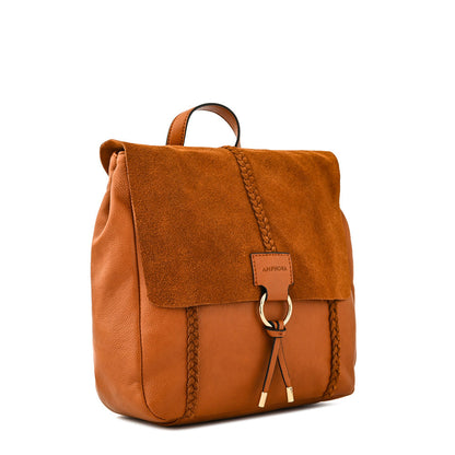 Daila Camel Medium Lid Backpack