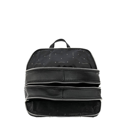 Textured Black Ilana Medium Backpack