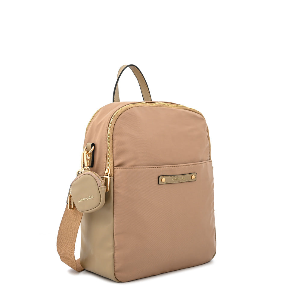 Medium beige mei notebook backpack