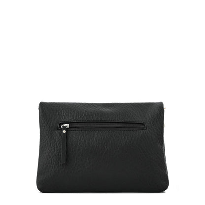 Valita medium black crossbody bag with lid