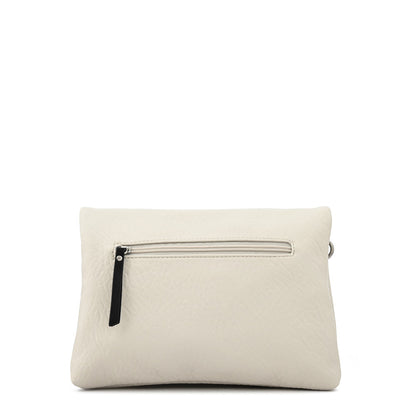 Valita shoulder bag with medium lid in off-white