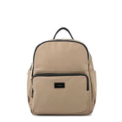 Large beige brigit backpack