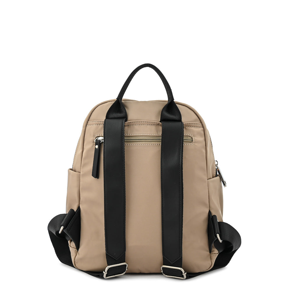 Large beige brigit backpack