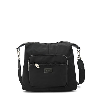 Large black brigit shoulder bag