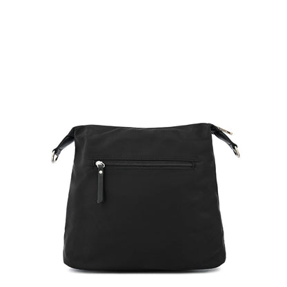 Large black brigit shoulder bag