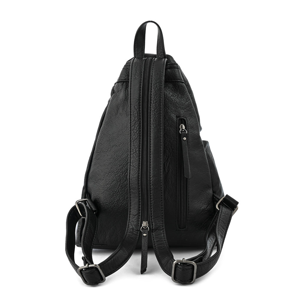 Large black lazare backpack