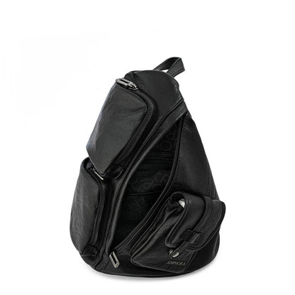 Large black lazare backpack