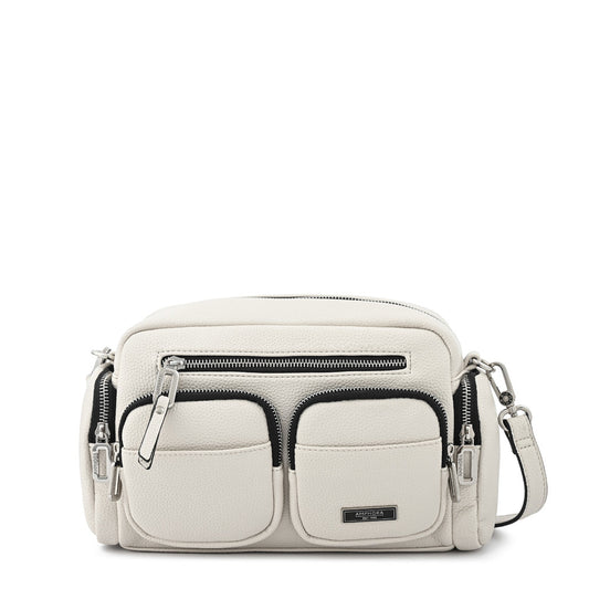 Medium ecru white cler shoulder bag