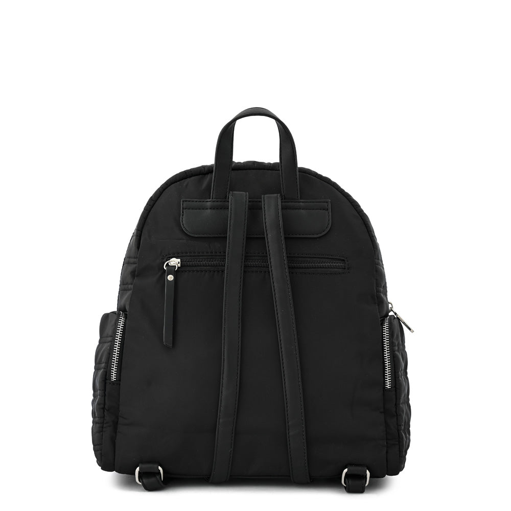 Madeleine medium textured black backpack