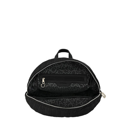 Madeleine medium textured black backpack