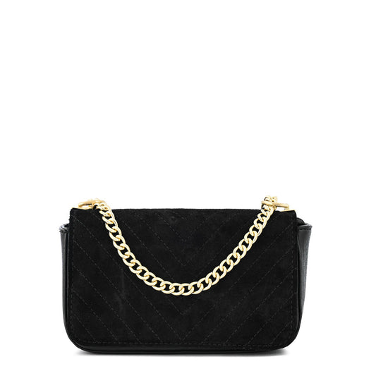 Black Molly Small Flip Crossbody Wallet