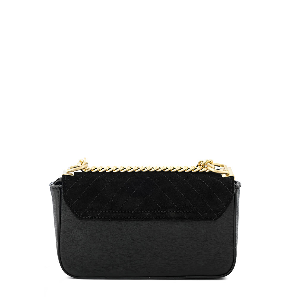 Black Molly Small Flip Crossbody Wallet