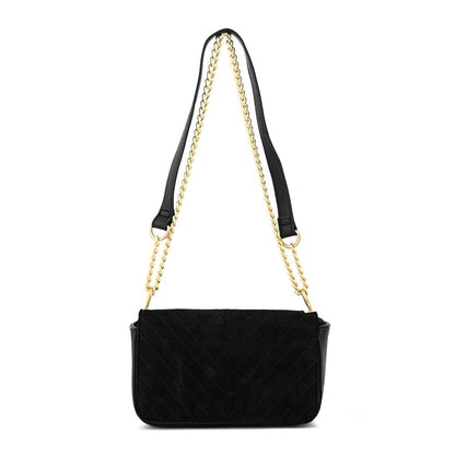 Black Molly Small Flip Crossbody Wallet