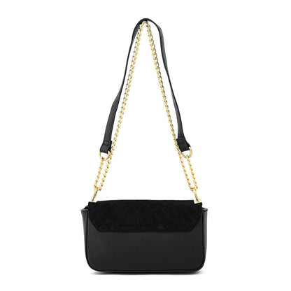 Black Molly Small Flip Crossbody Wallet