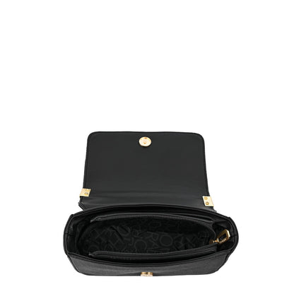 Black Molly Small Flip Crossbody Wallet