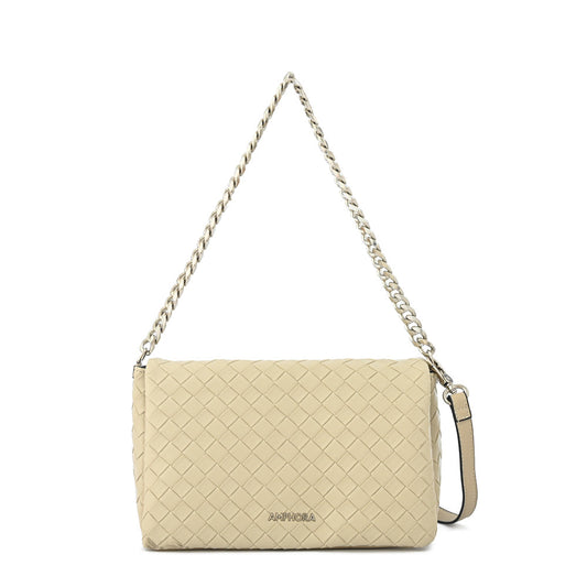 Beige Bercy Medium Flip Crossbody Wallet