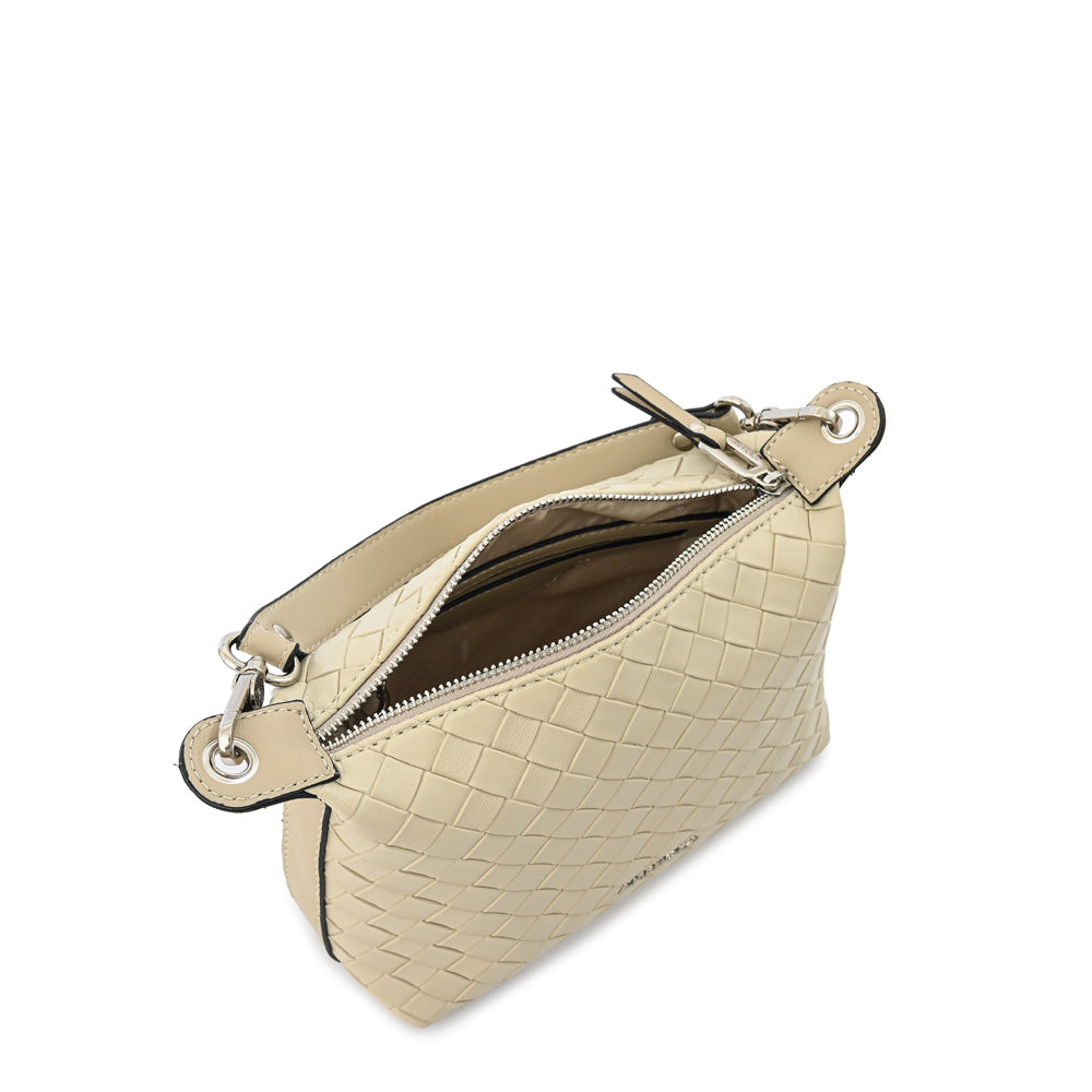 Bercy beige small oval cut wallet