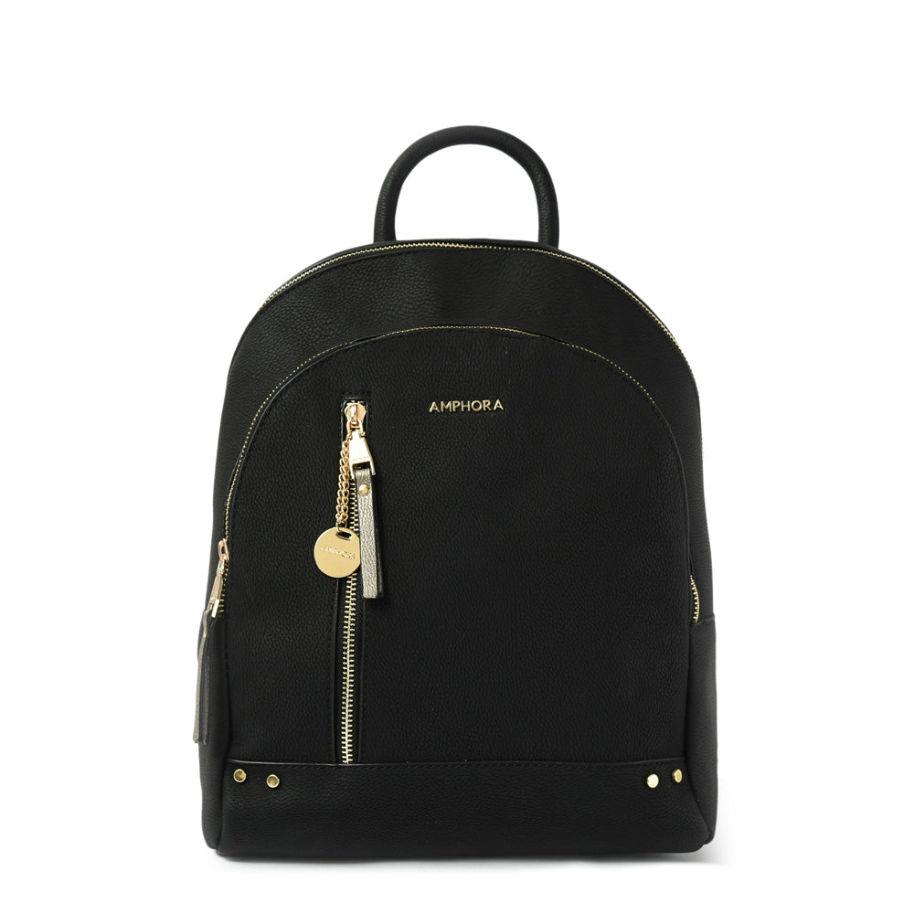 Catriel Black Medium Backpack