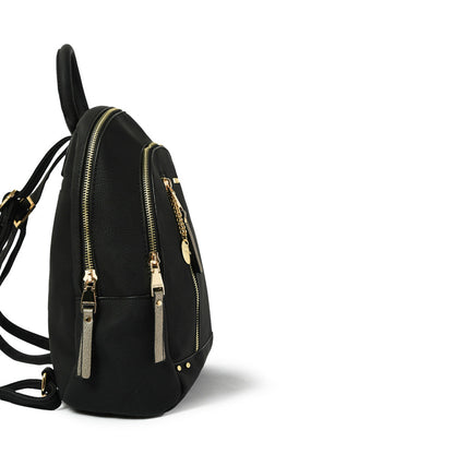 Catriel Black Medium Backpack