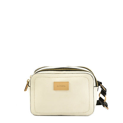 White keyden medium crossbody wallet