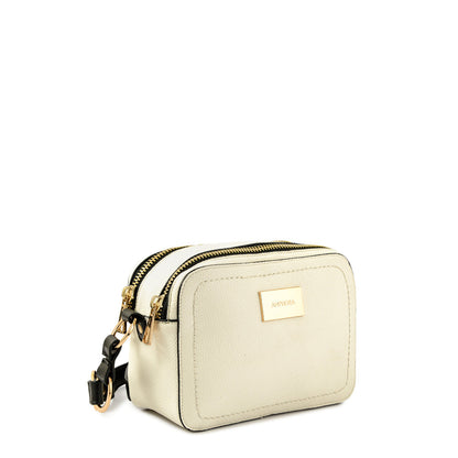 White keyden medium crossbody wallet