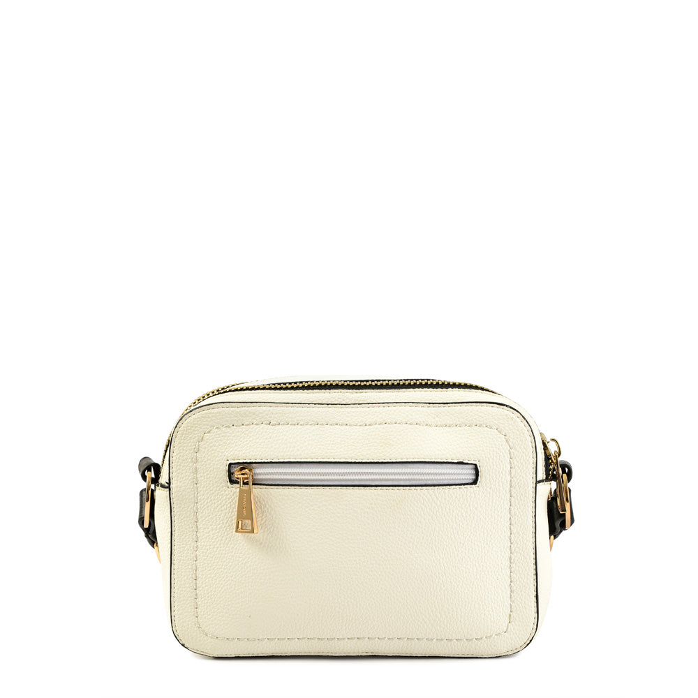 White keyden medium crossbody wallet