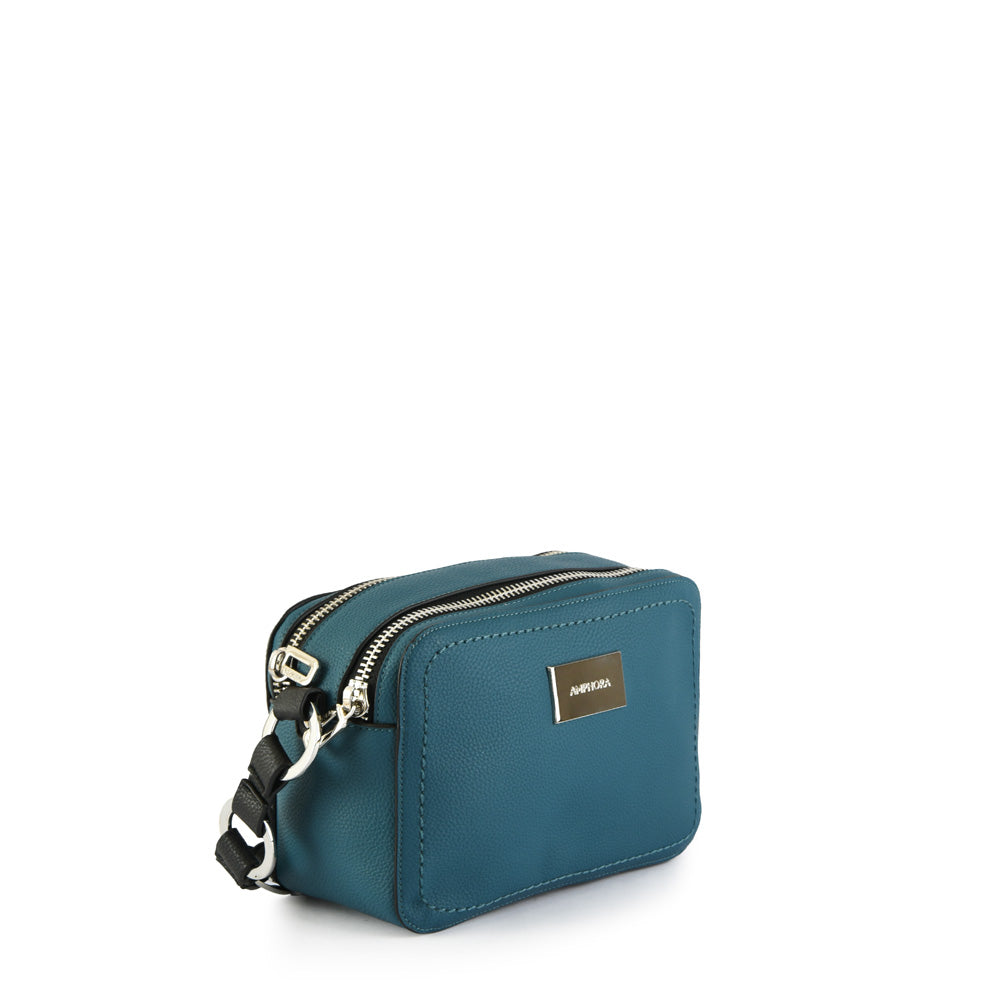 Medium keyden petrol crossbody wallet